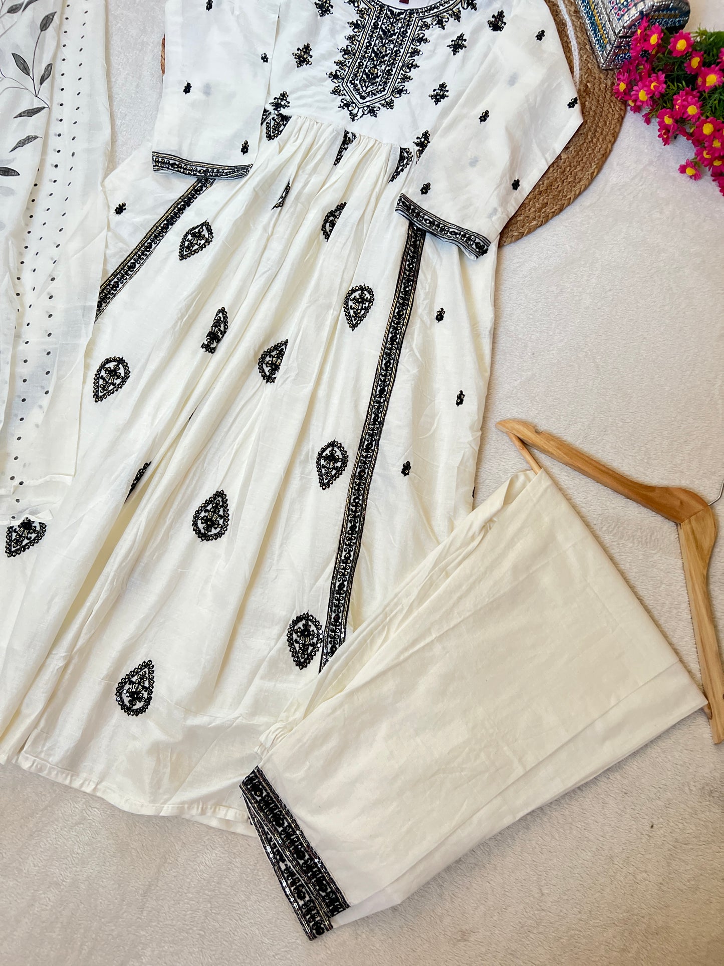 1018-Premium Mul cotton dress