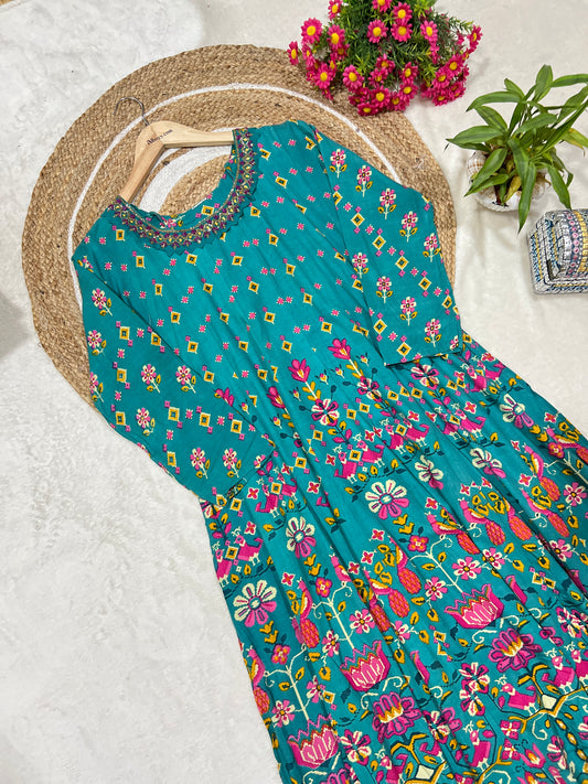 Beautiful soft cotton( rayon) frock