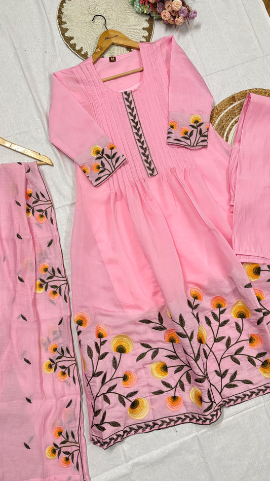Mul cotton suit set