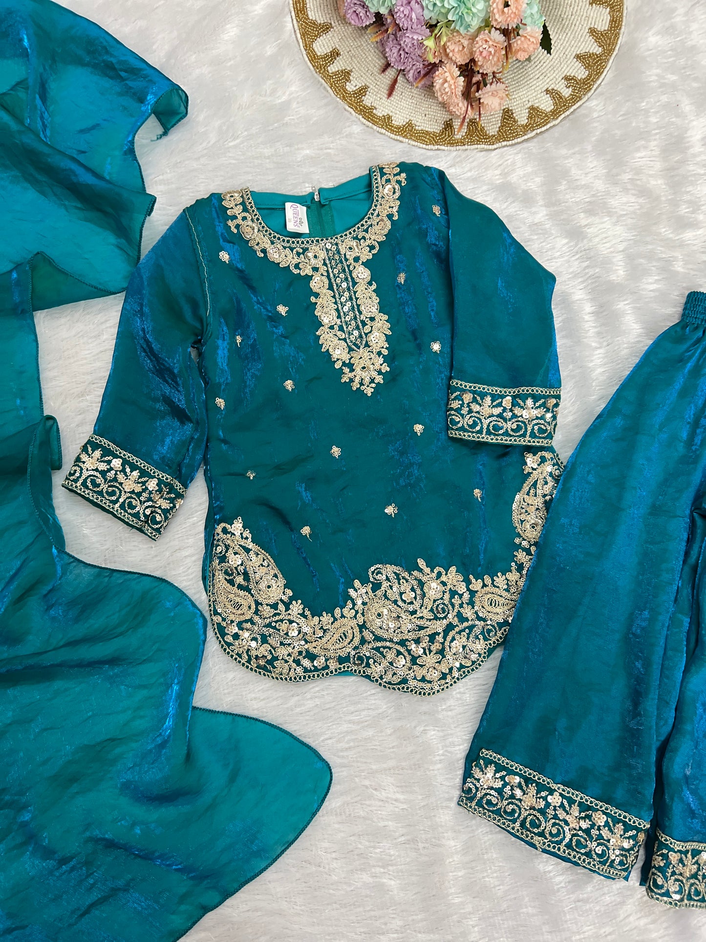 Premium silk kids dress CBRP 500