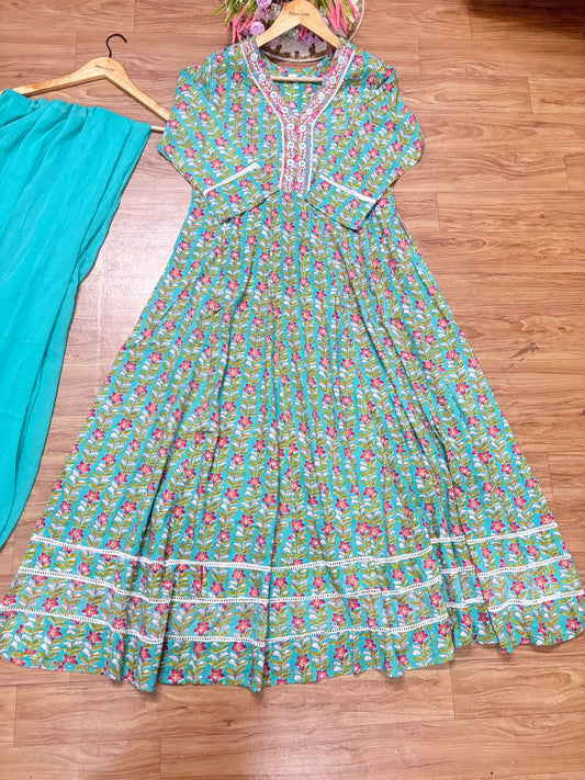 Frock Dupatta set