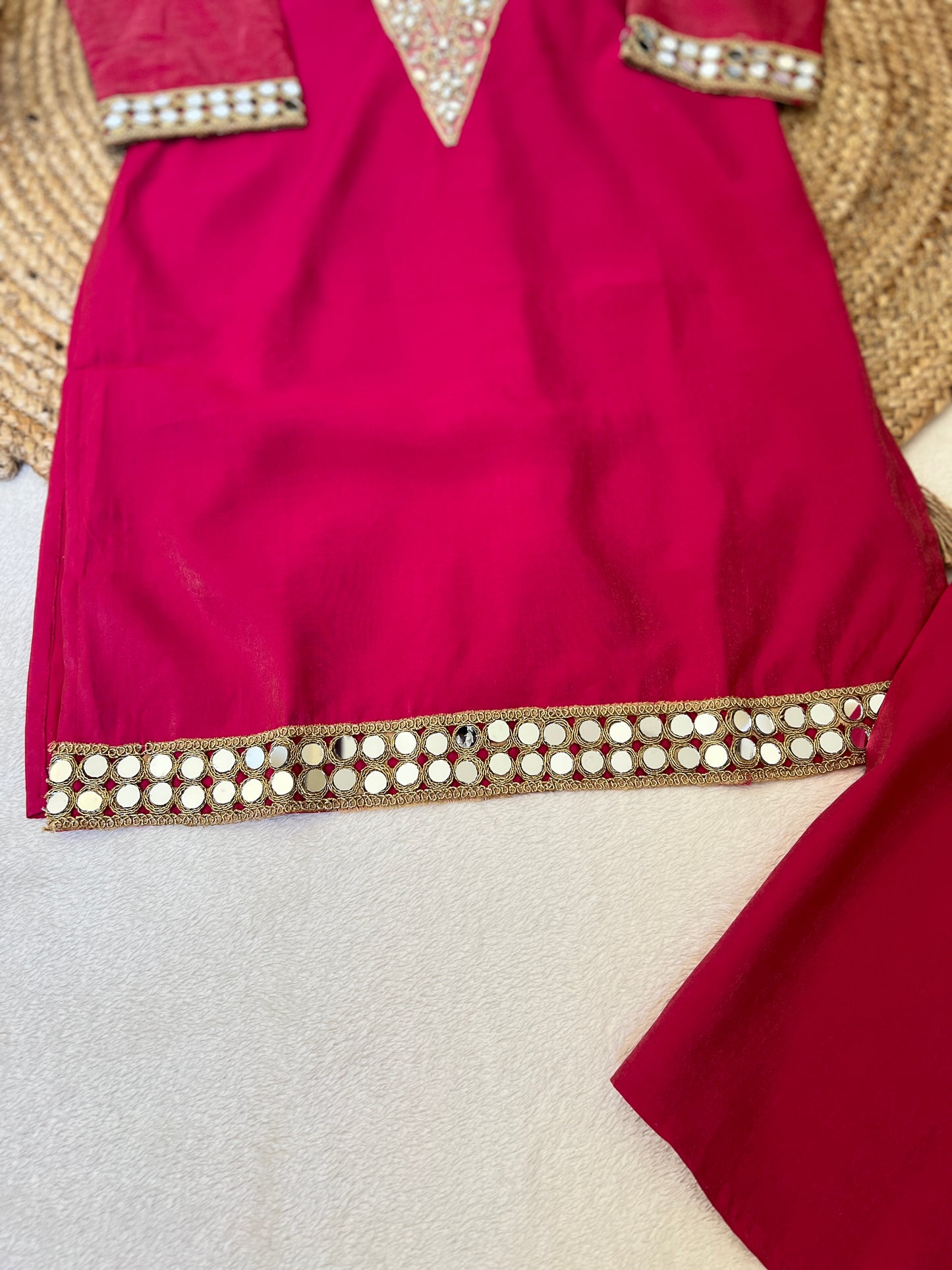 Premium Cord set with full Mirror work CBRP 1044
