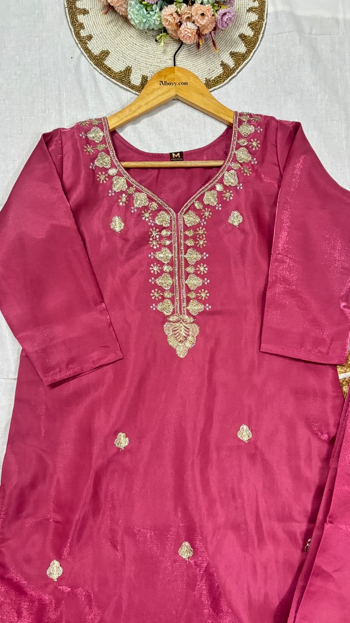 Suit set silk