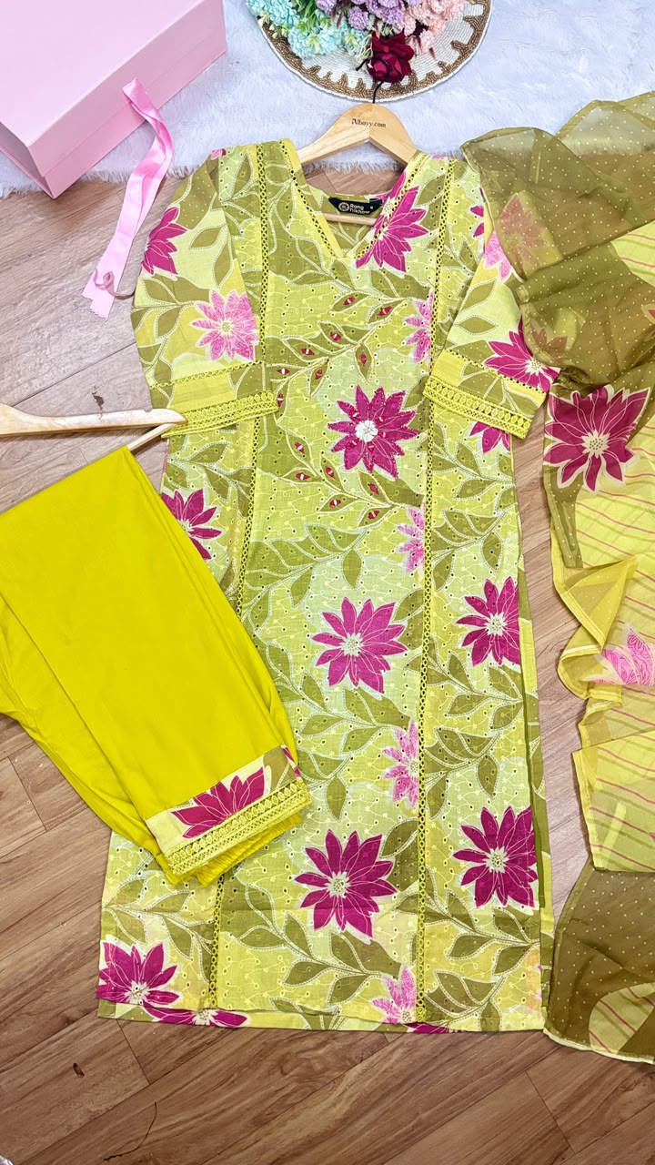 Premium Dress in cotton hakoba material
