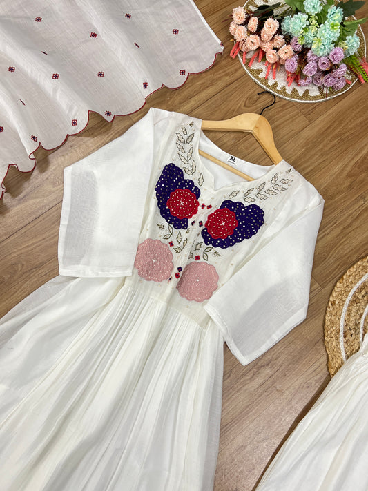 Premium mul chanderi suit (CBRP700)