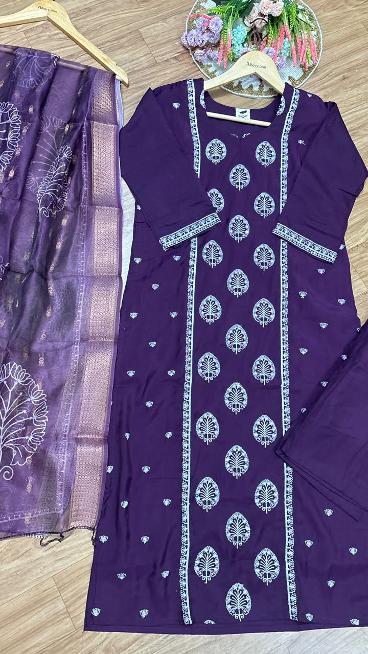 Silk suit set