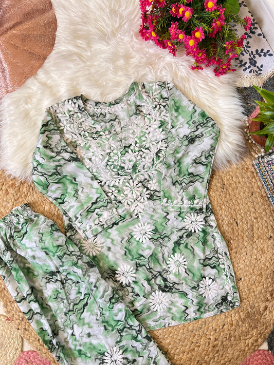 Kids chikankari