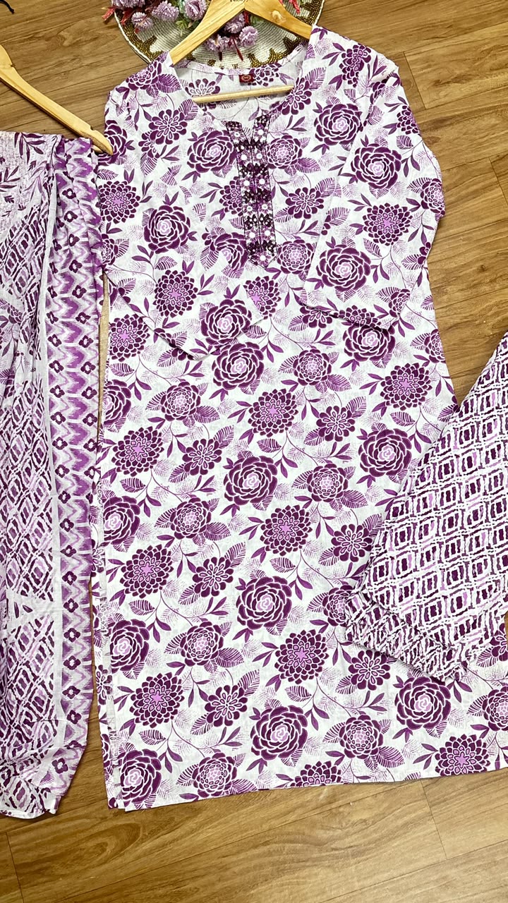 Cotton suit