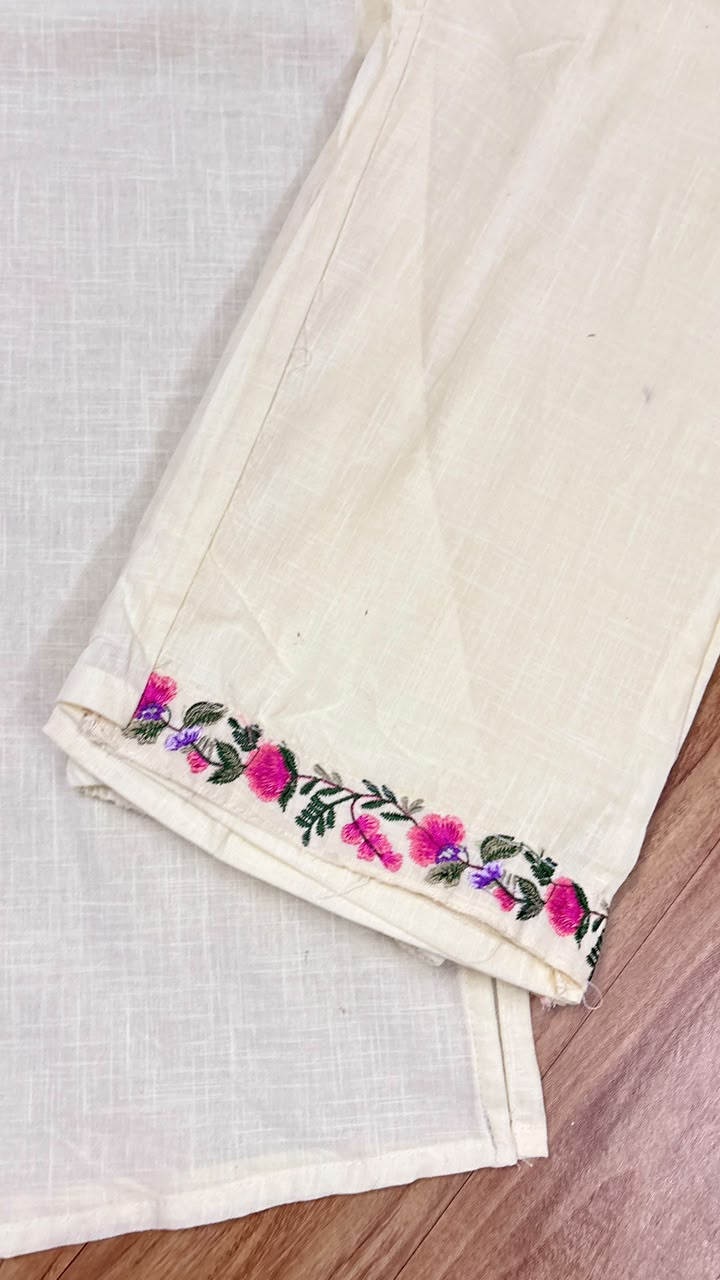 Cotton kurtie pant set