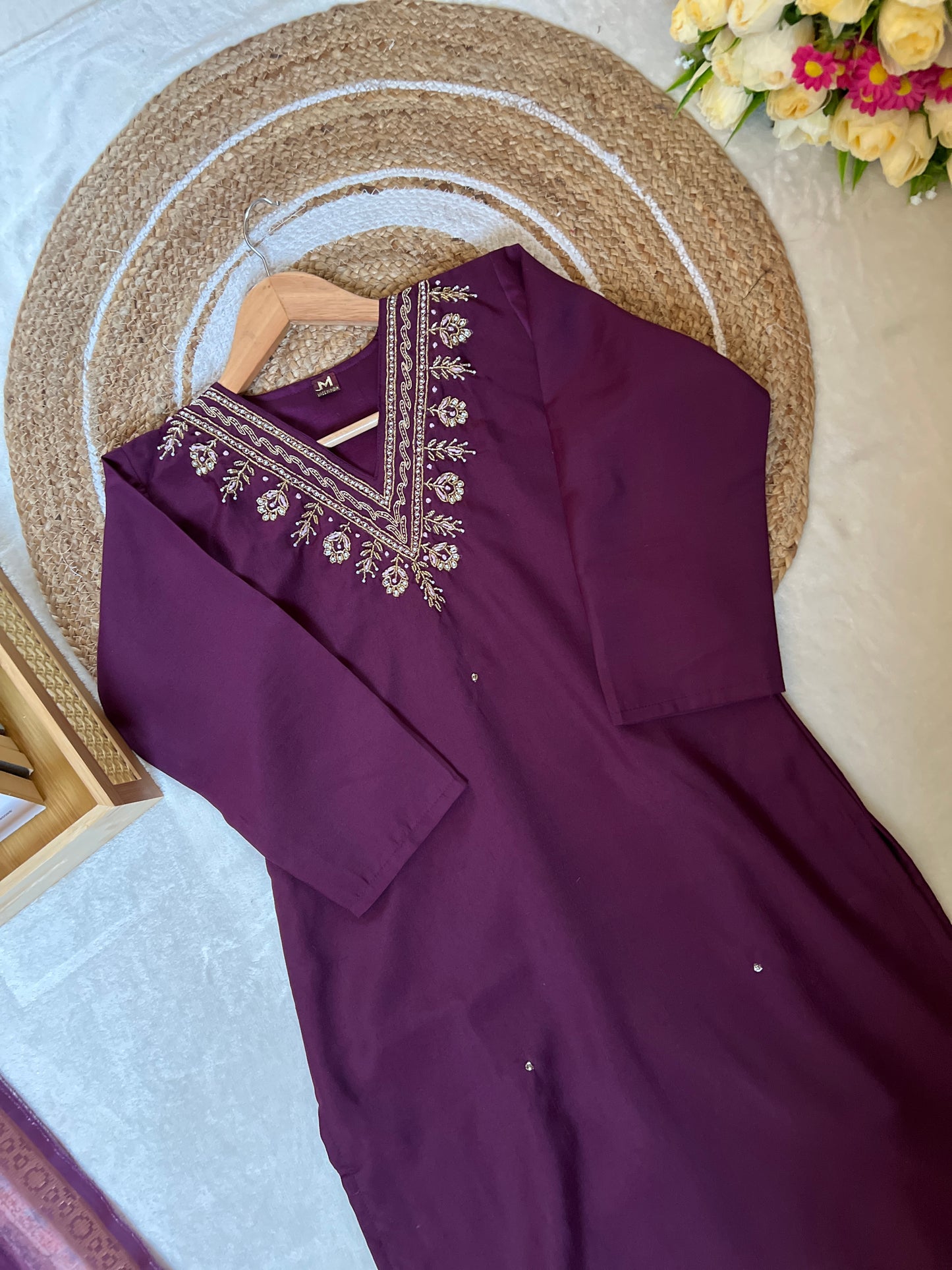 Salwar suit Roman silk material 4204