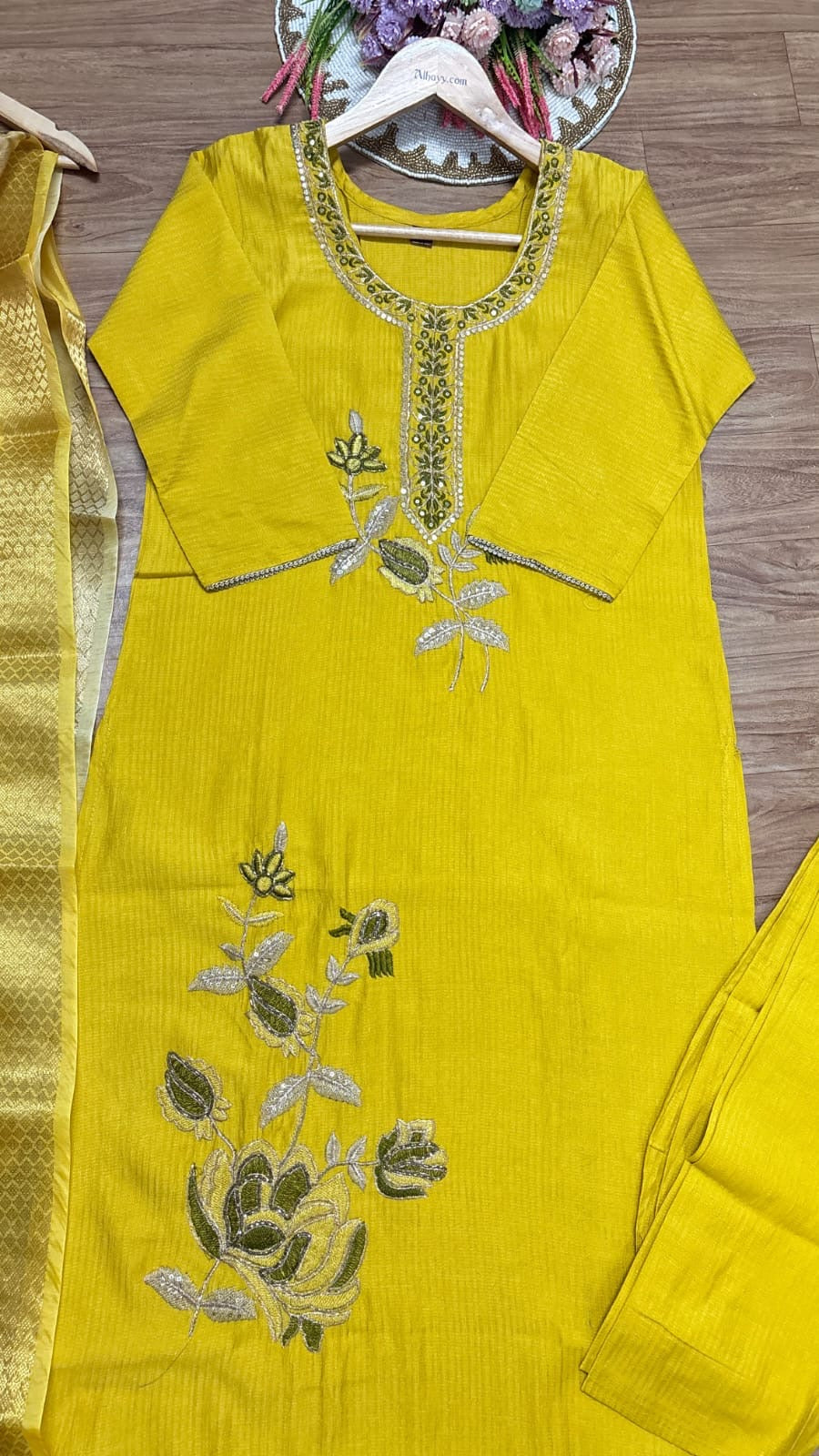 Silk suit set
