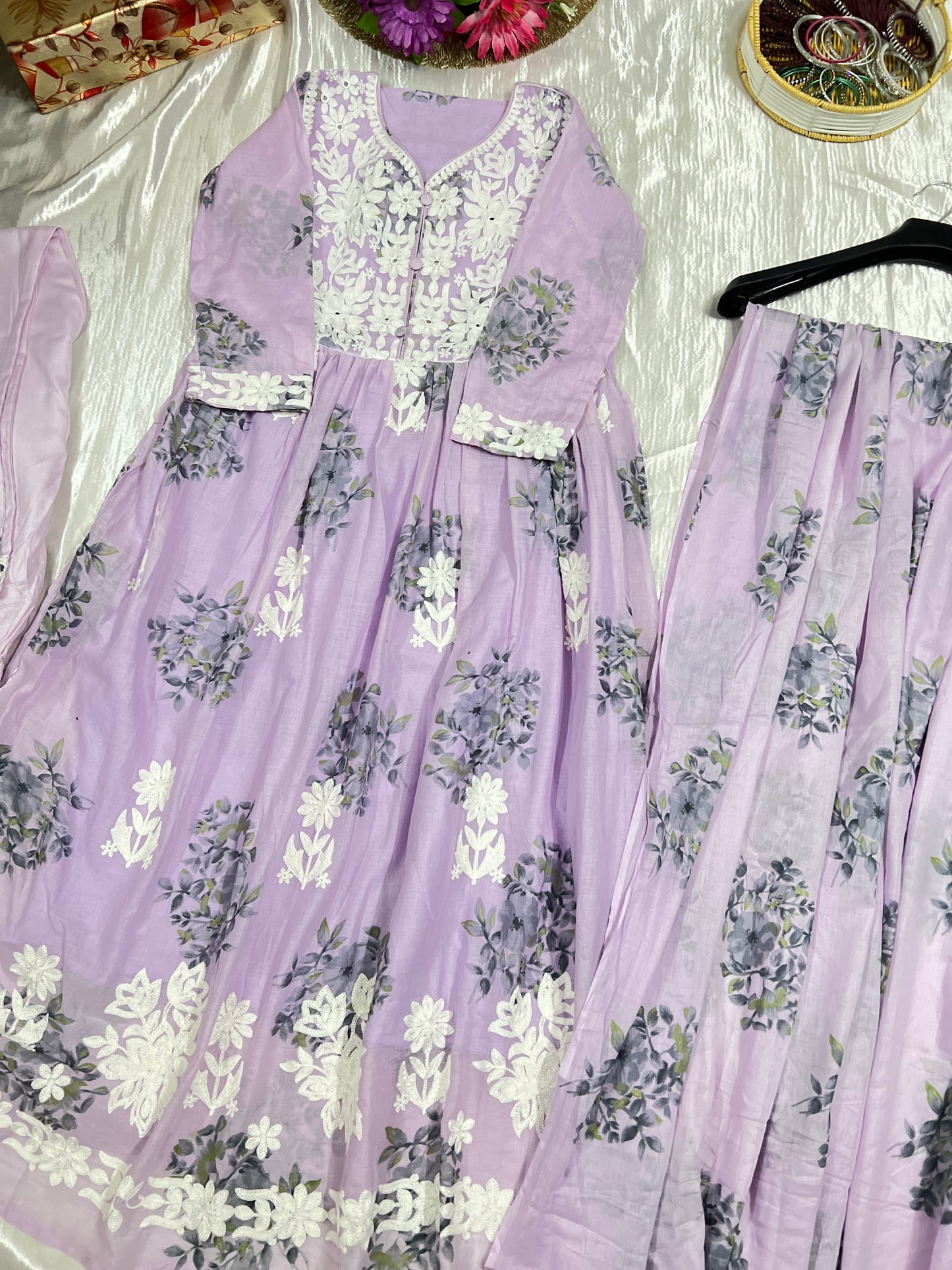 Premium mul cotton suit set
