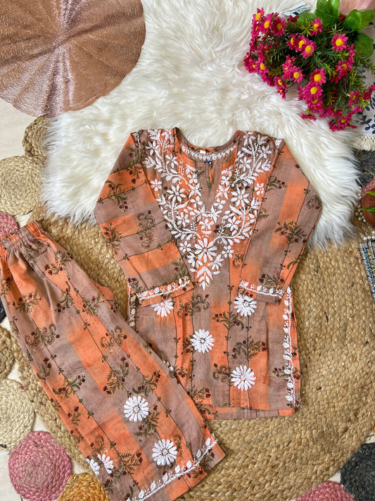 Kids chikankari