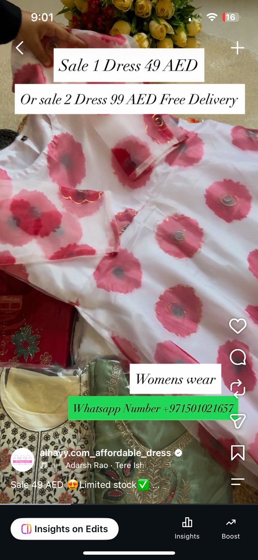 Organza frock