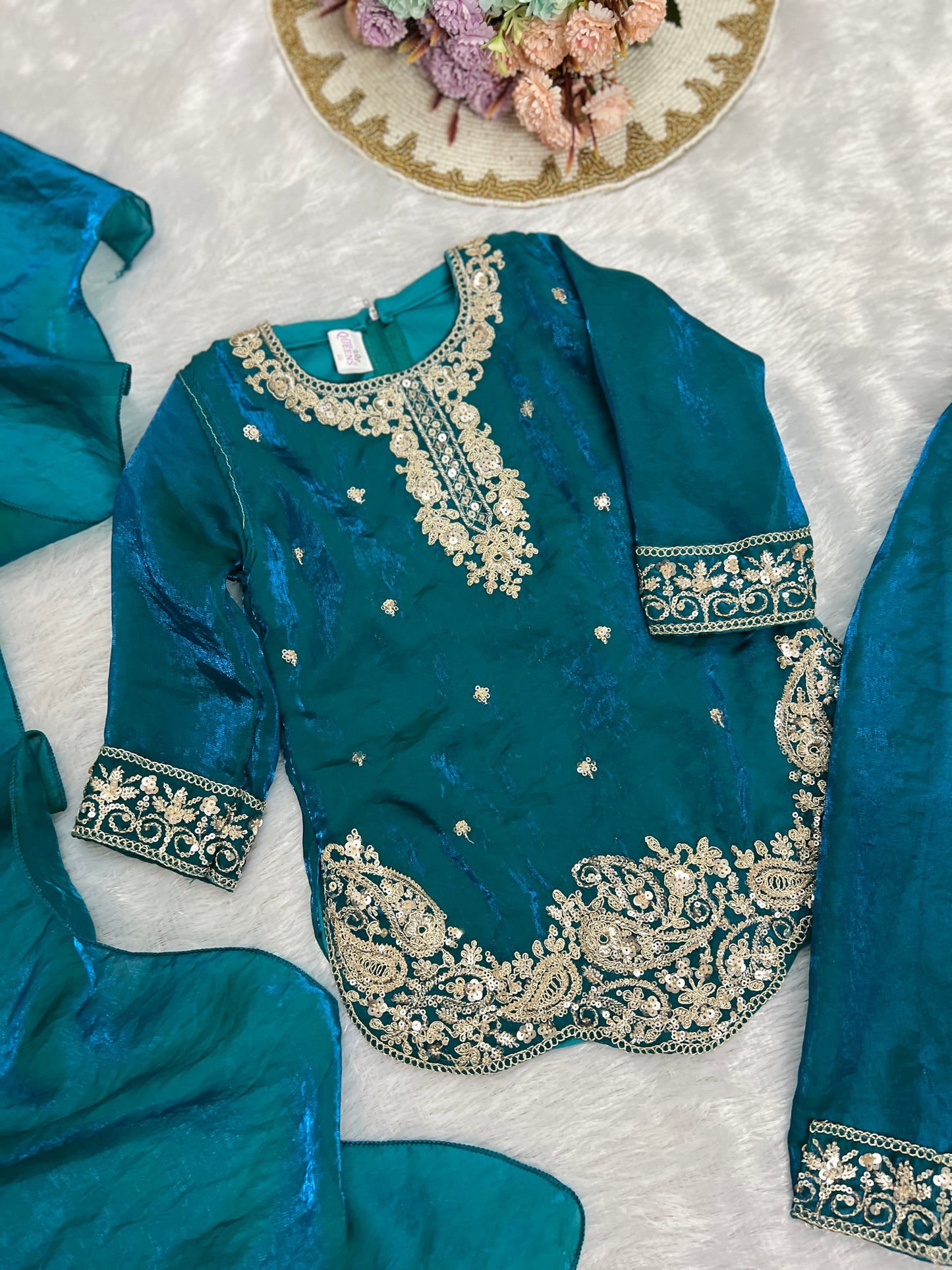 Premium silk kids dress CBRP 500