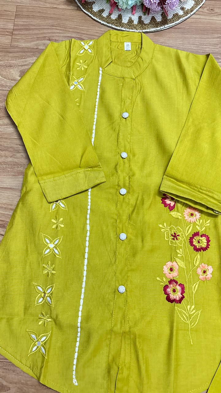 Kids wear with embroidery