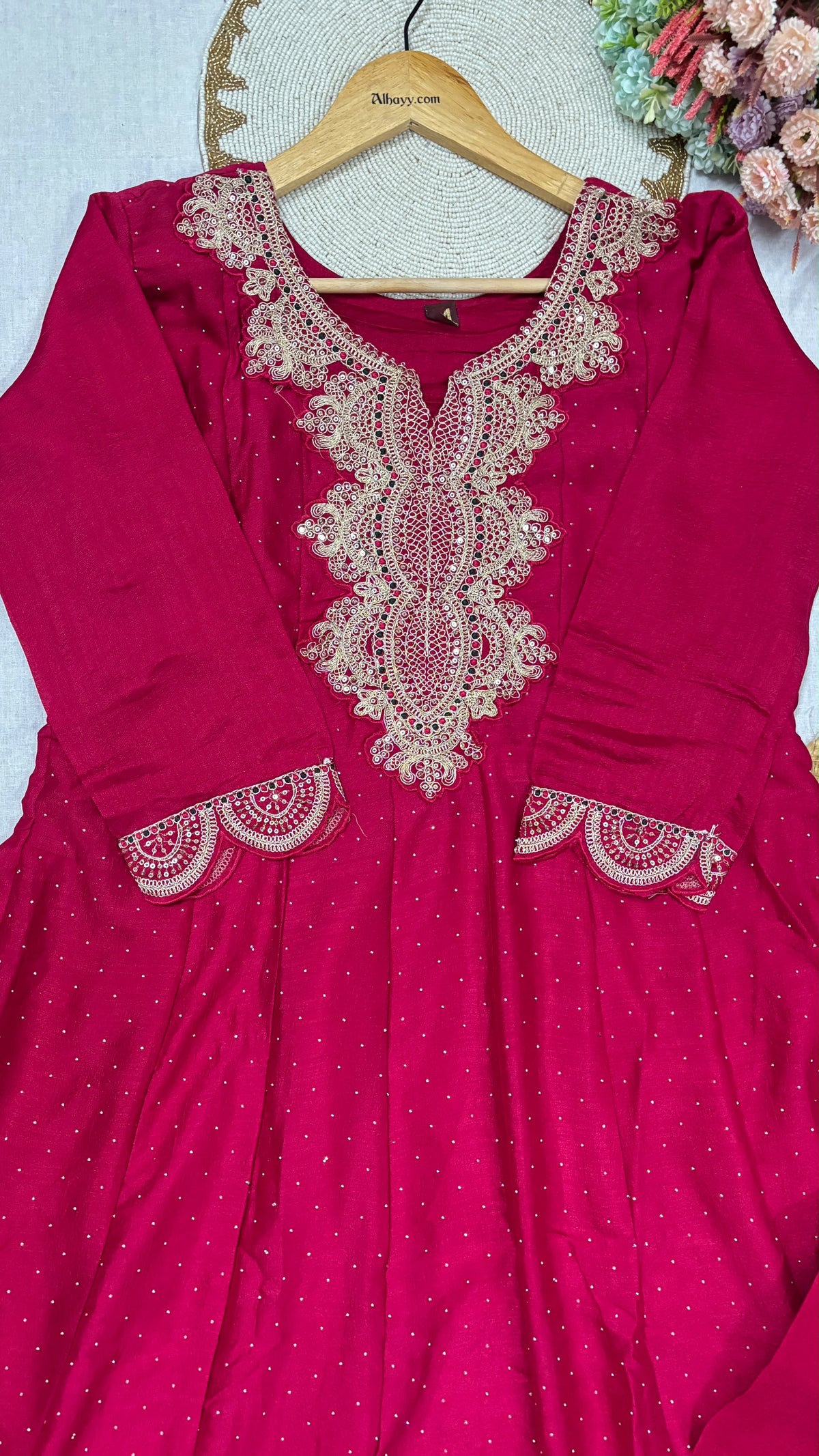 Silk suit set