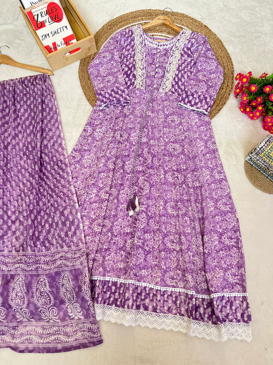 Beautiful cotton rayon material dress