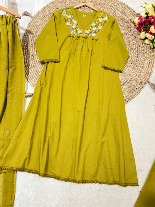 Beautiful cotton dress - CBRP1044