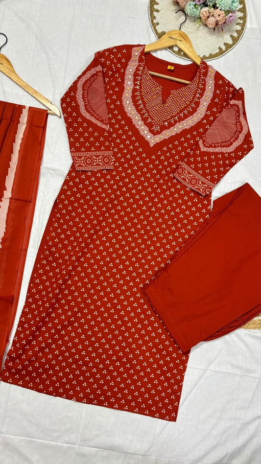 Cotton suit set