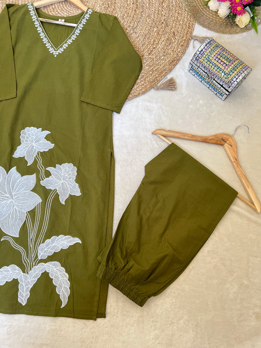 Cotton sut full embroidery CBRP4210