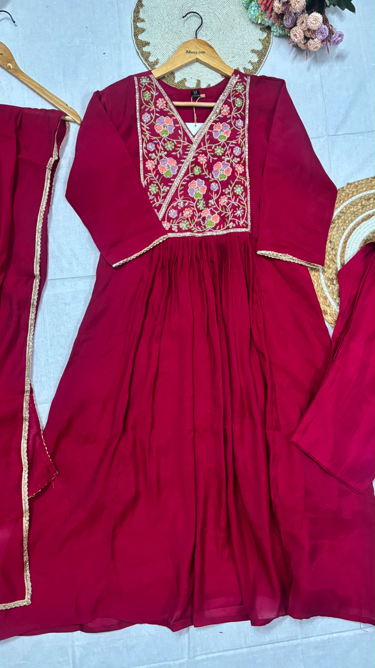 Suit set silk