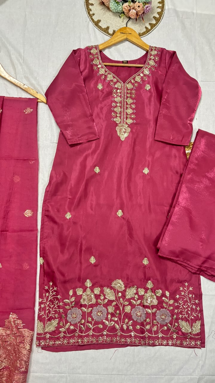 Suit set silk