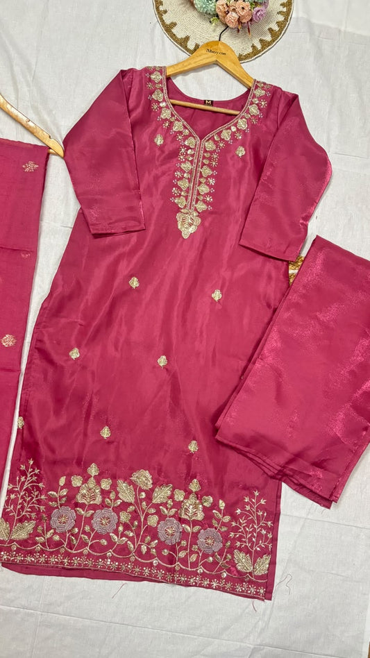 Suit set silk