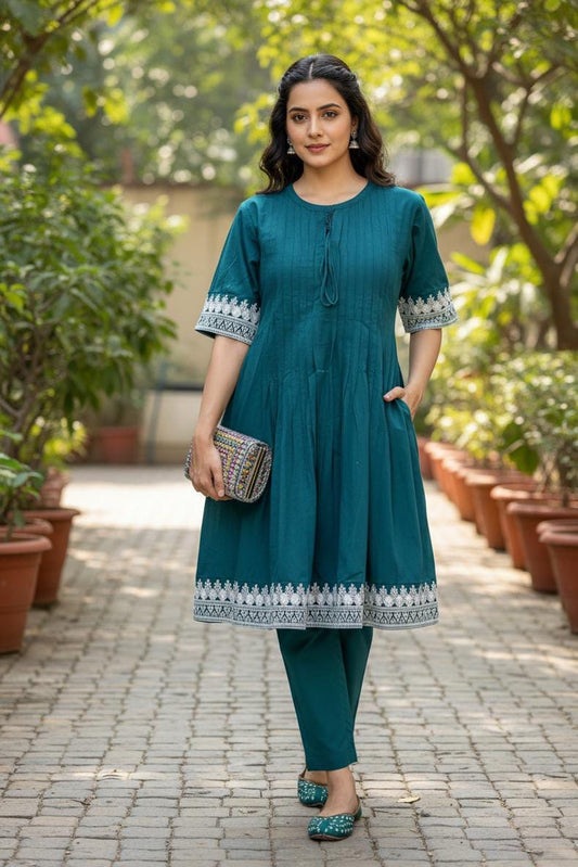 Short frock & pant set