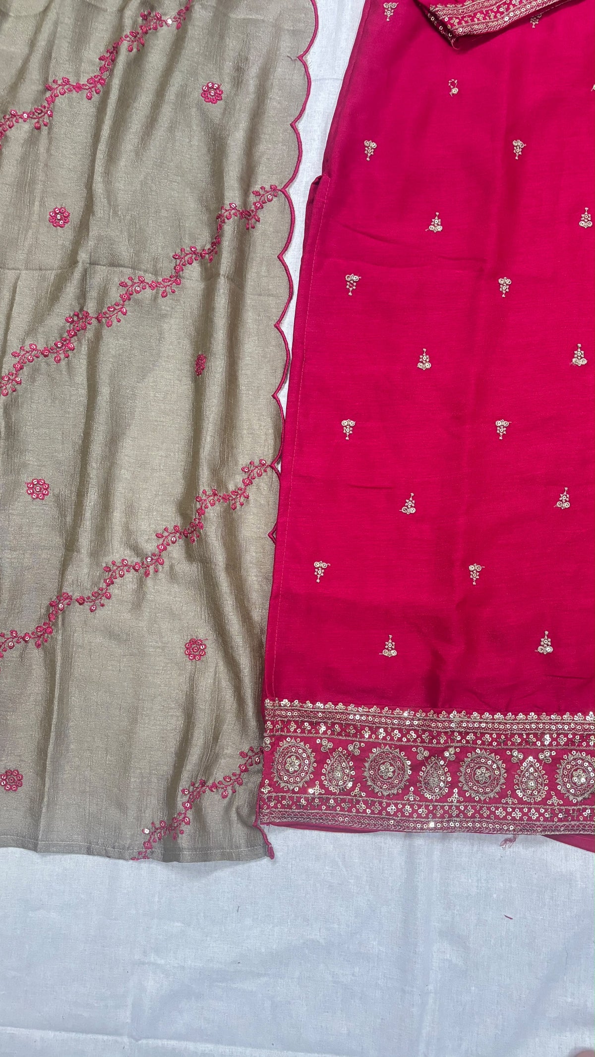 Silk suit set