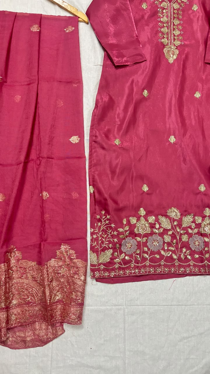 Suit set silk