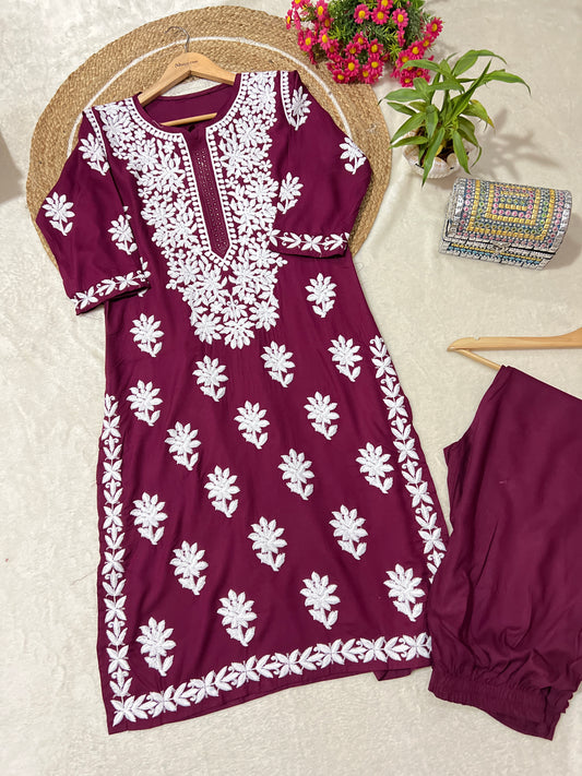 Beautiful lucknowi style dress