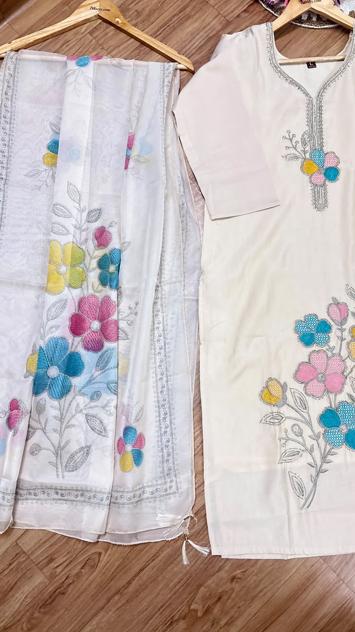 Silk suit set