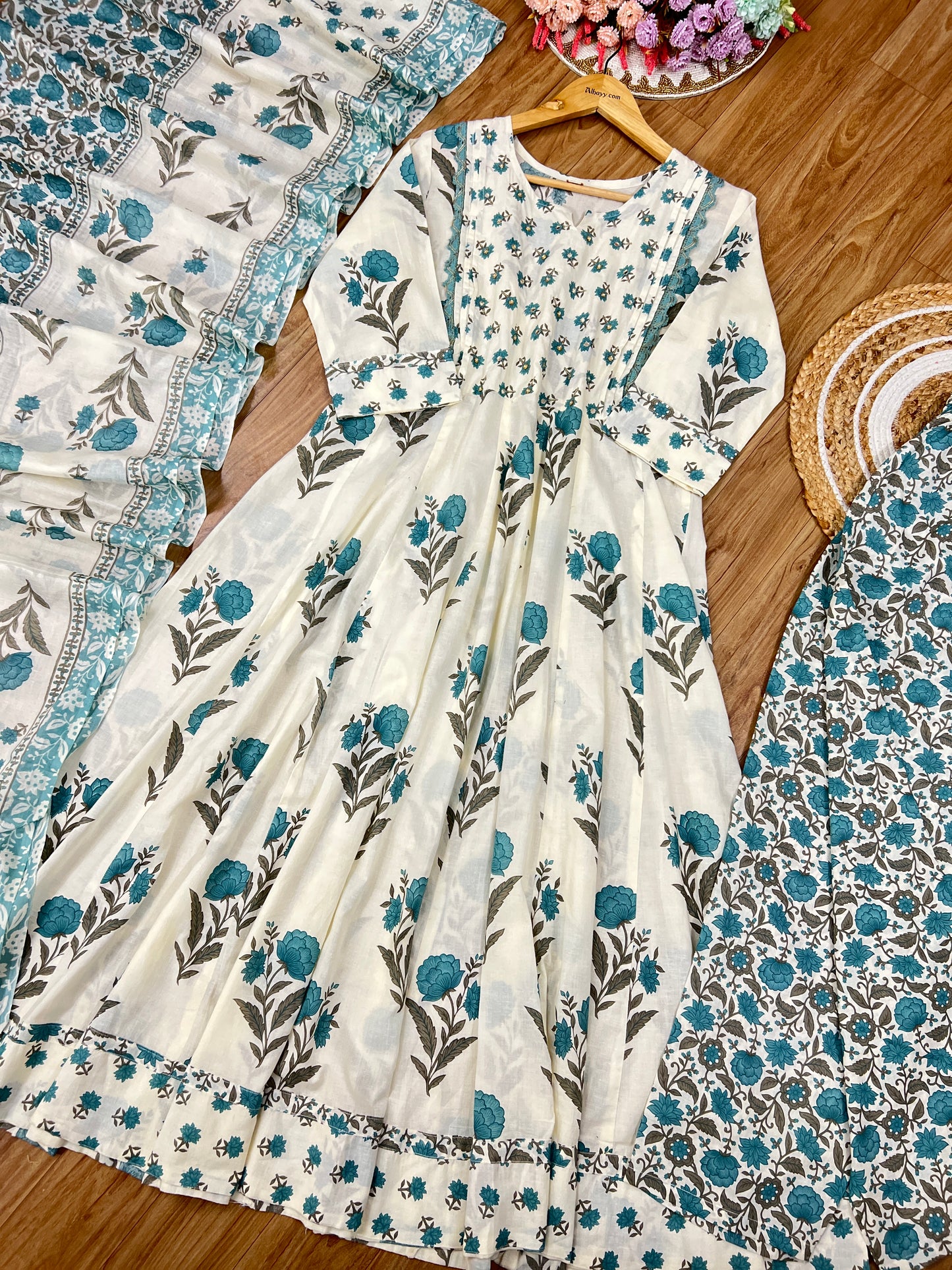 Premium block print suit set 😍 CBRP700