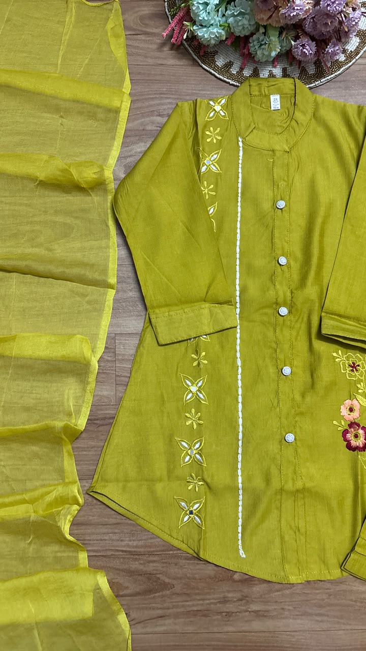 Kids wear with embroidery