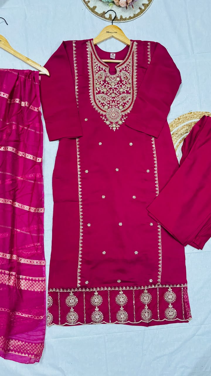 Salwar suit silk