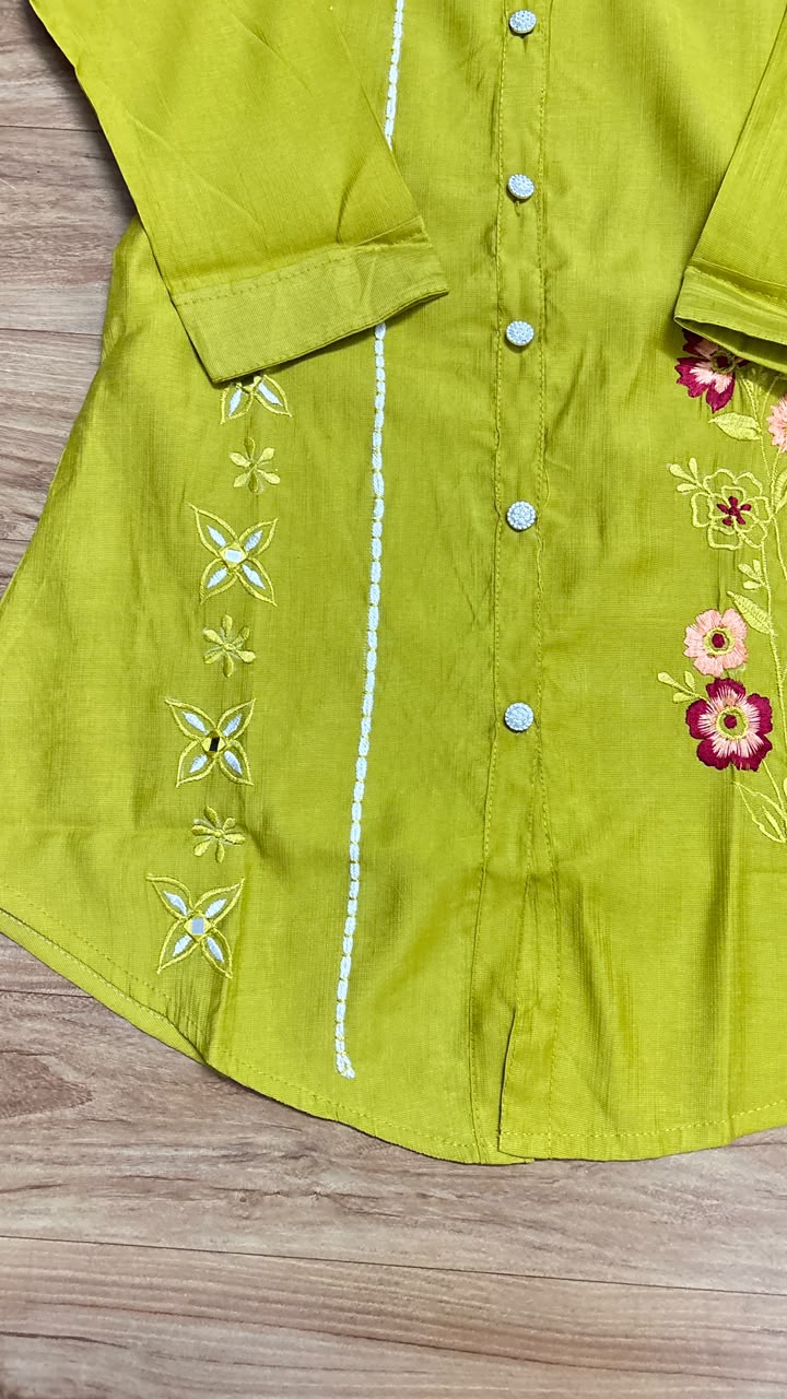 Kids wear with embroidery