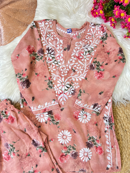 Kids chikankari
