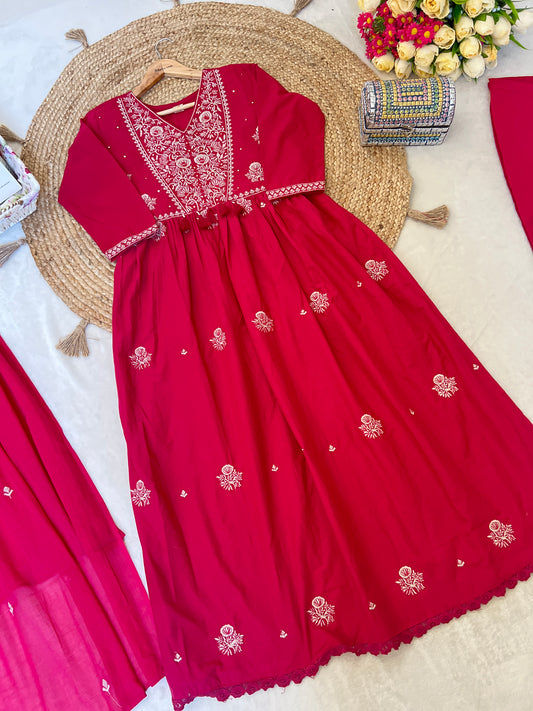 Cotton suit Frock set CBRP0144