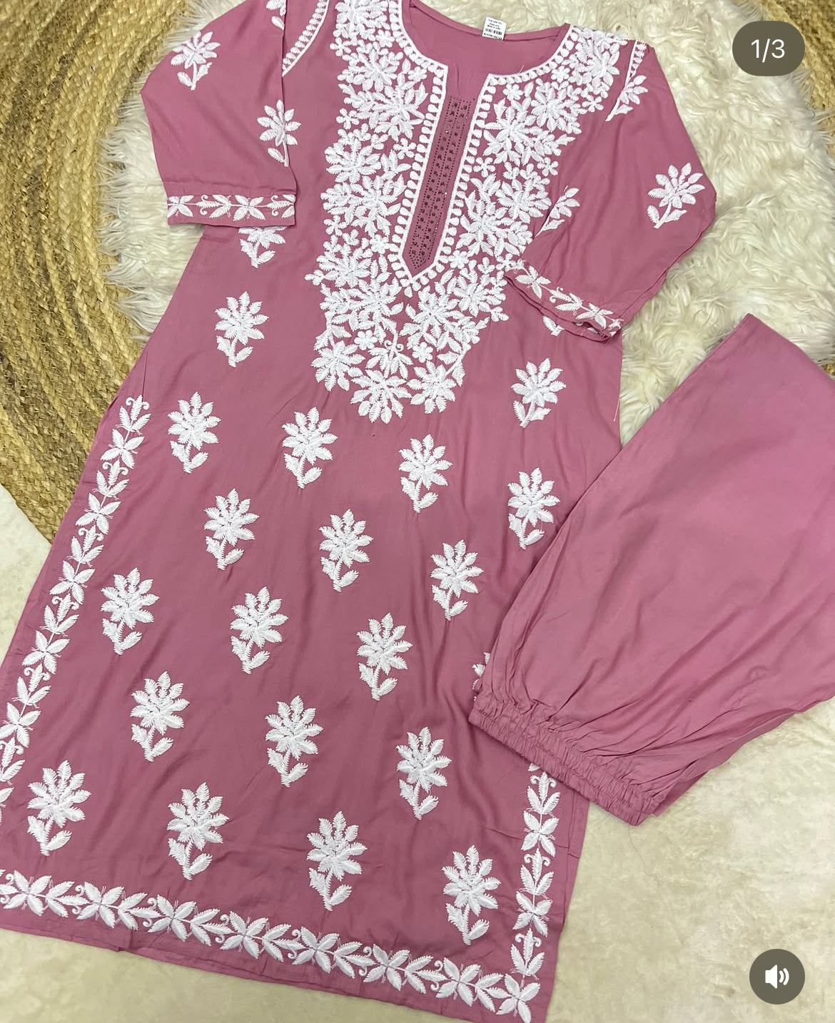 Lucknowi style dress 0039