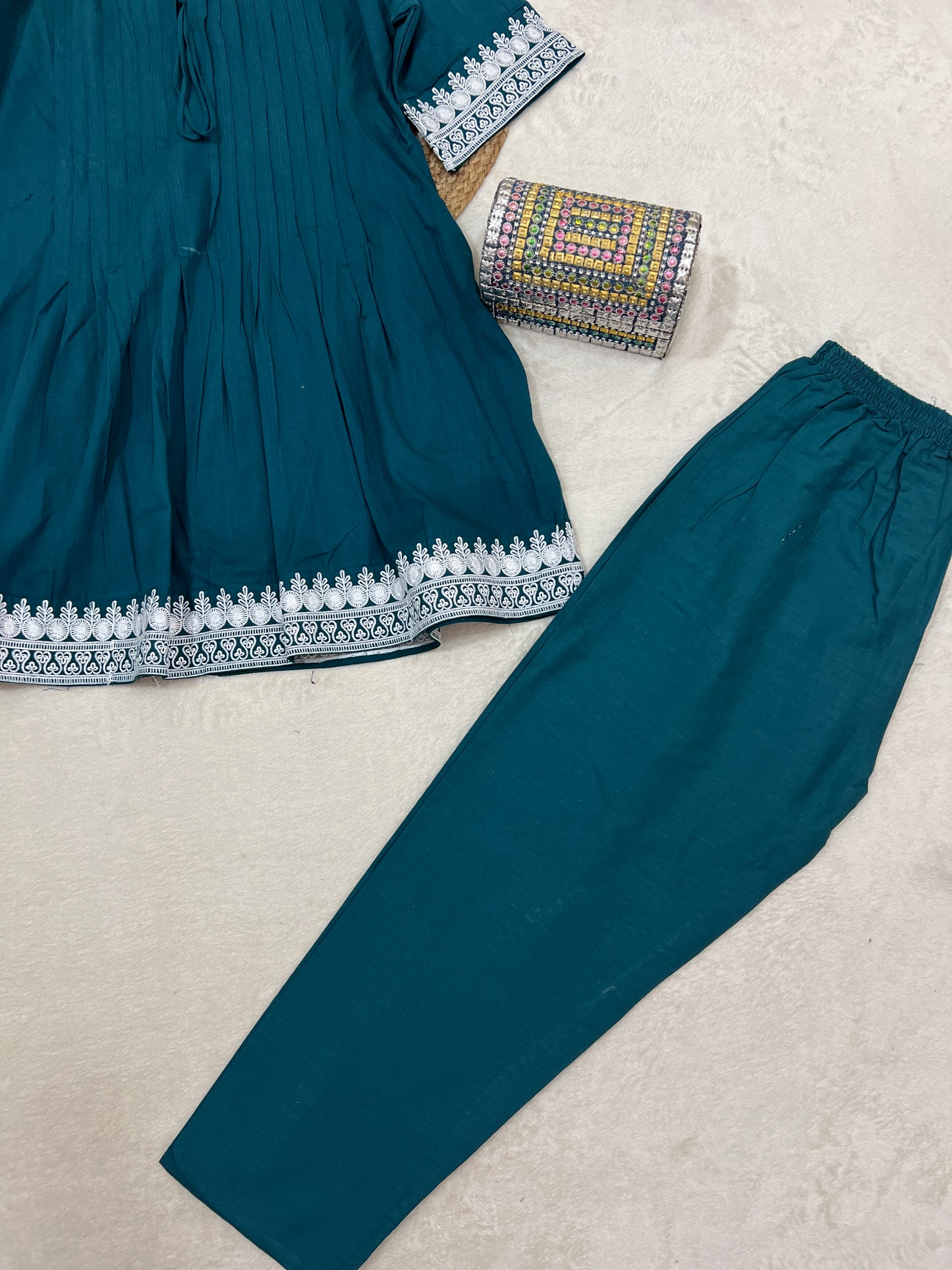 Short frock & pant set