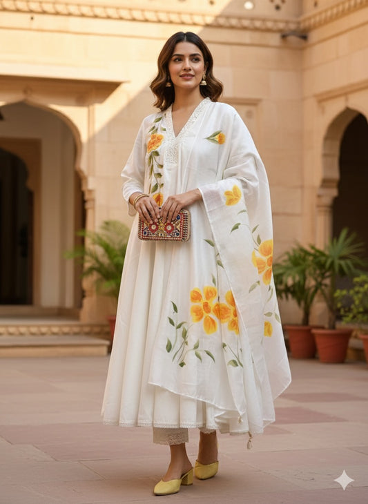 Frock set Silk Material CBRP4204