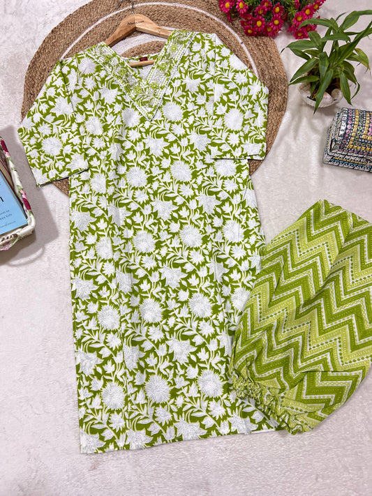 Cotton kurtie pant