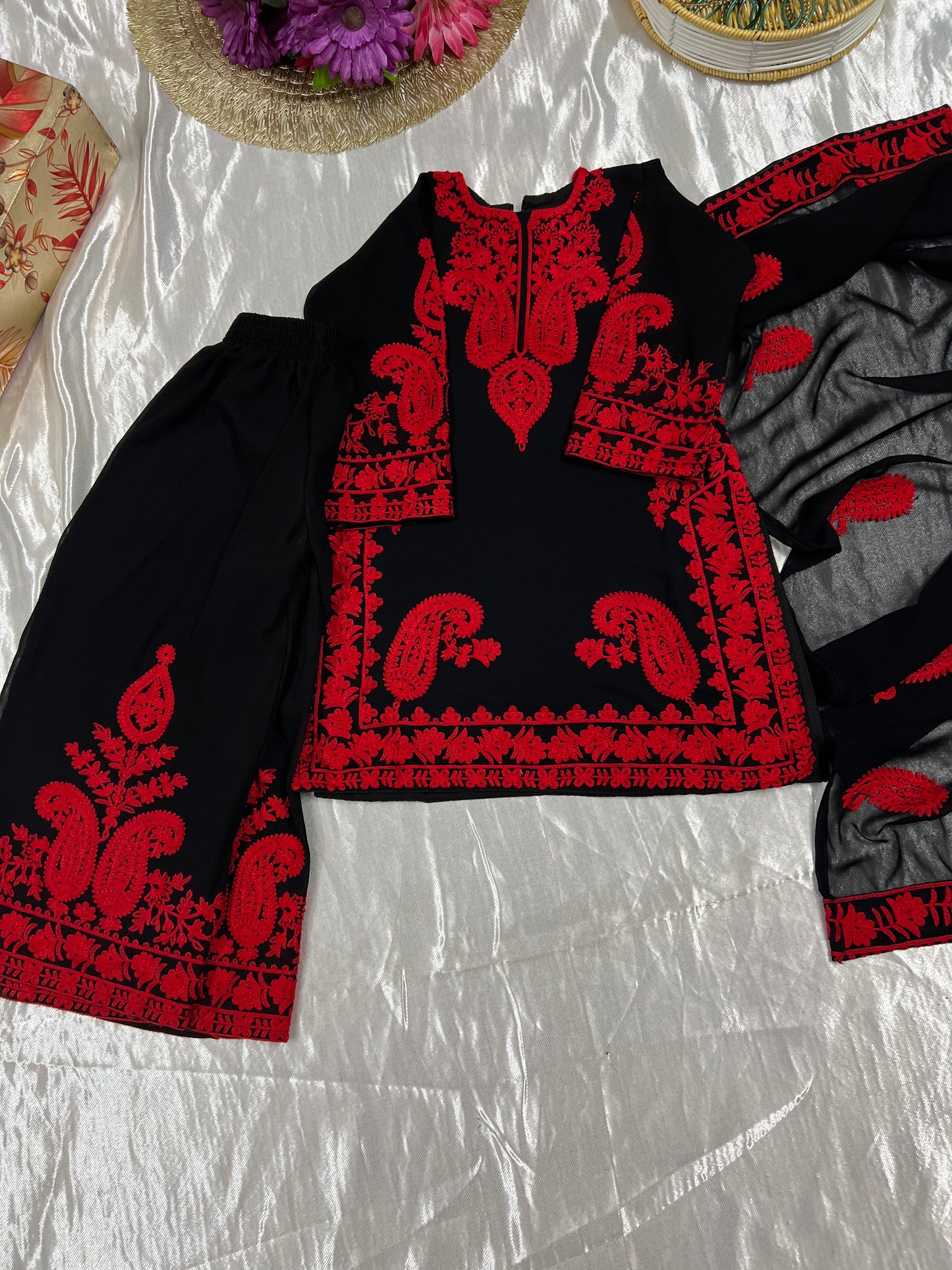 Kids Lucknowi style dress NP