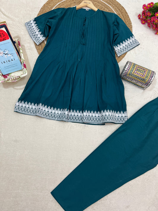 Short frock & pant set