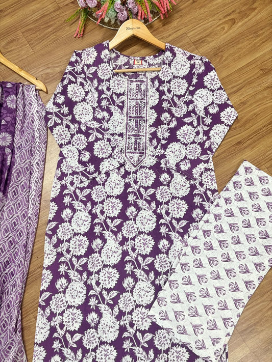 Cotton suit
