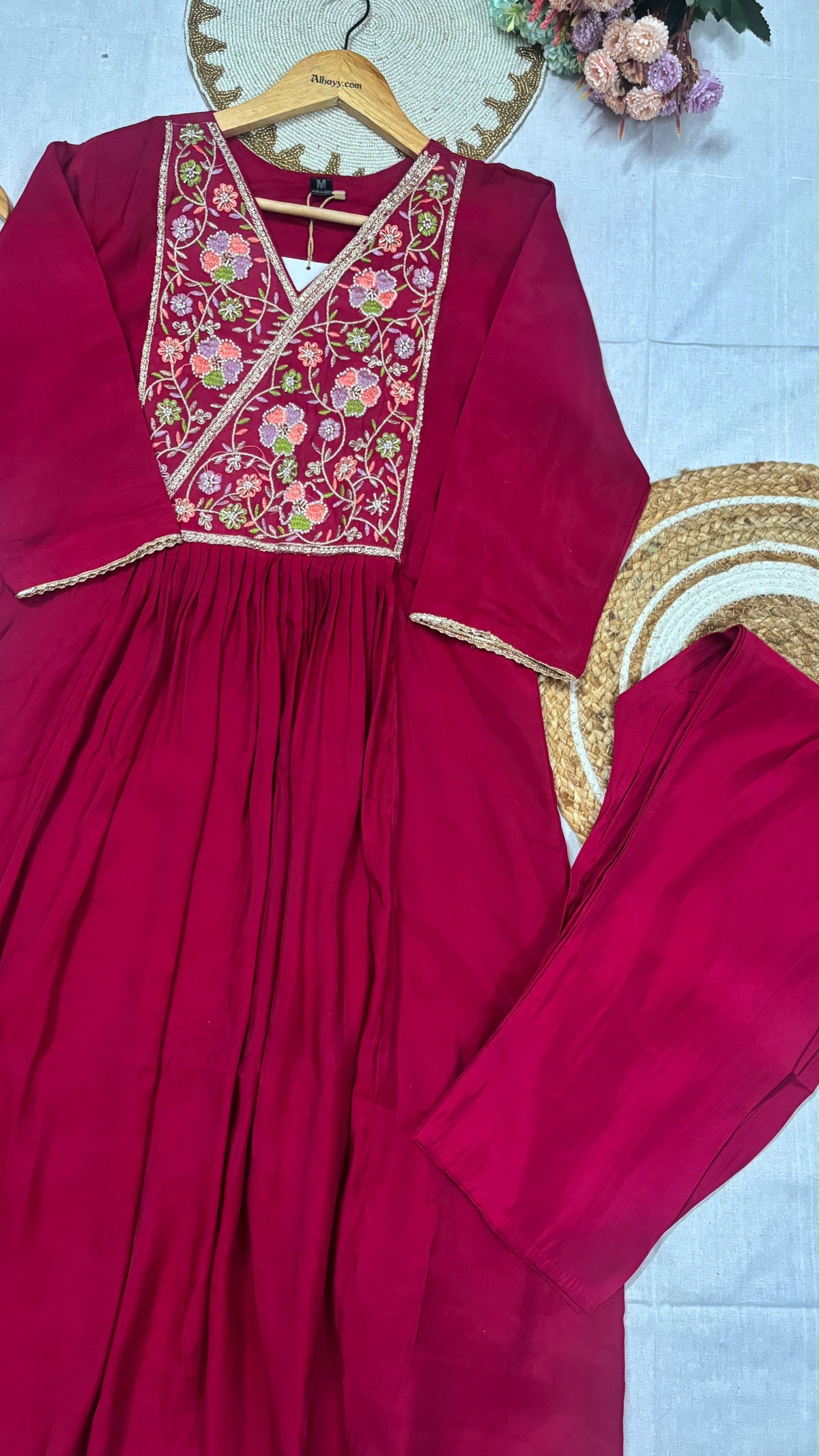 Suit set silk