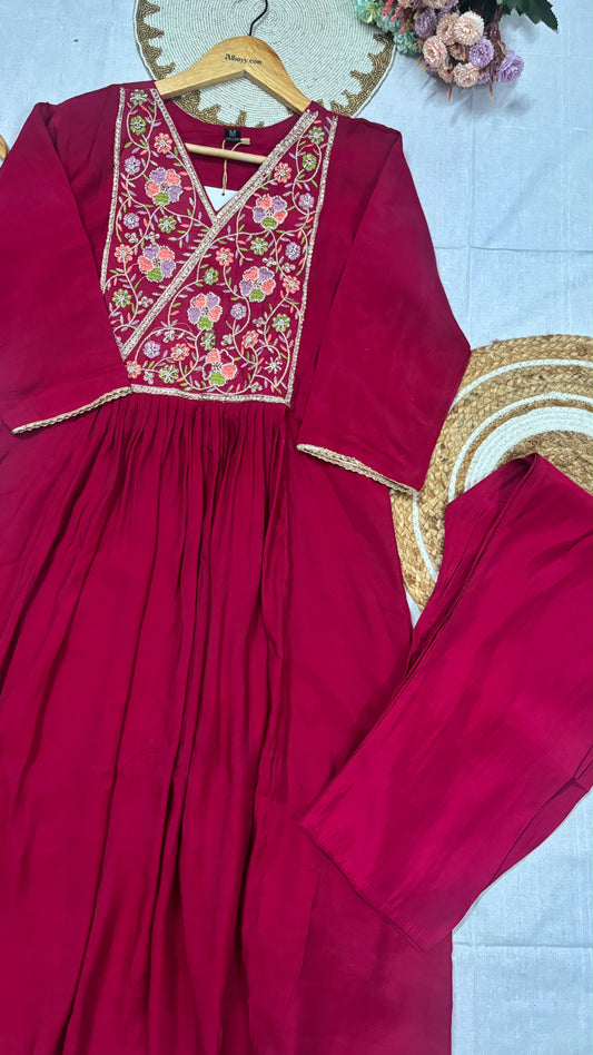 Suit set silk