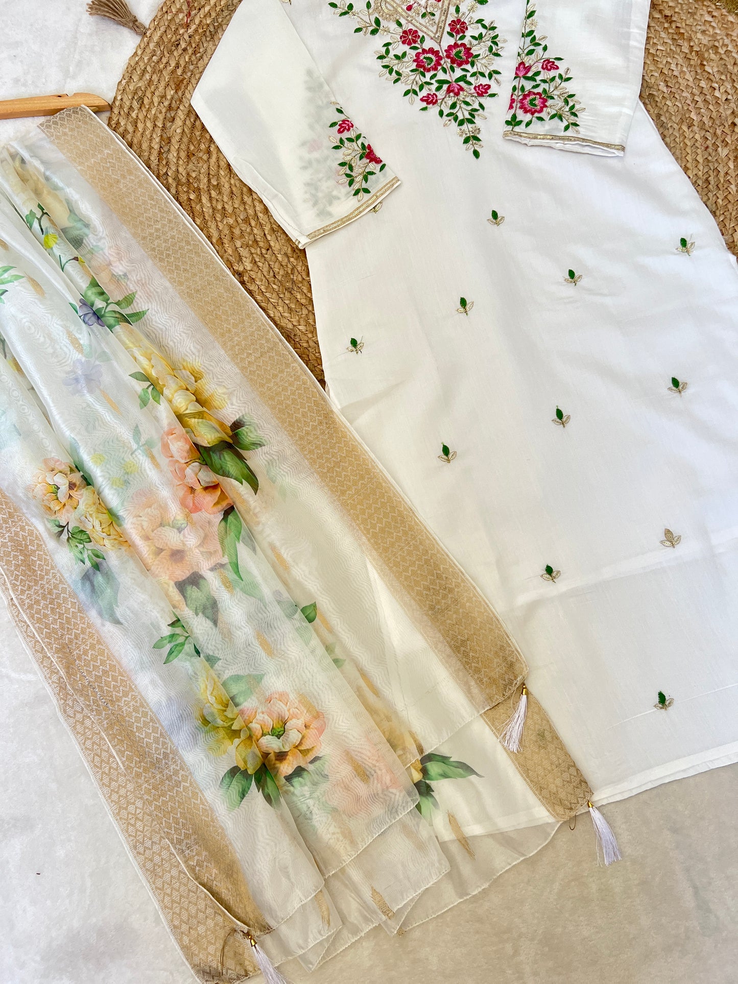 Premium Roman Silk Suit set CBRP4210