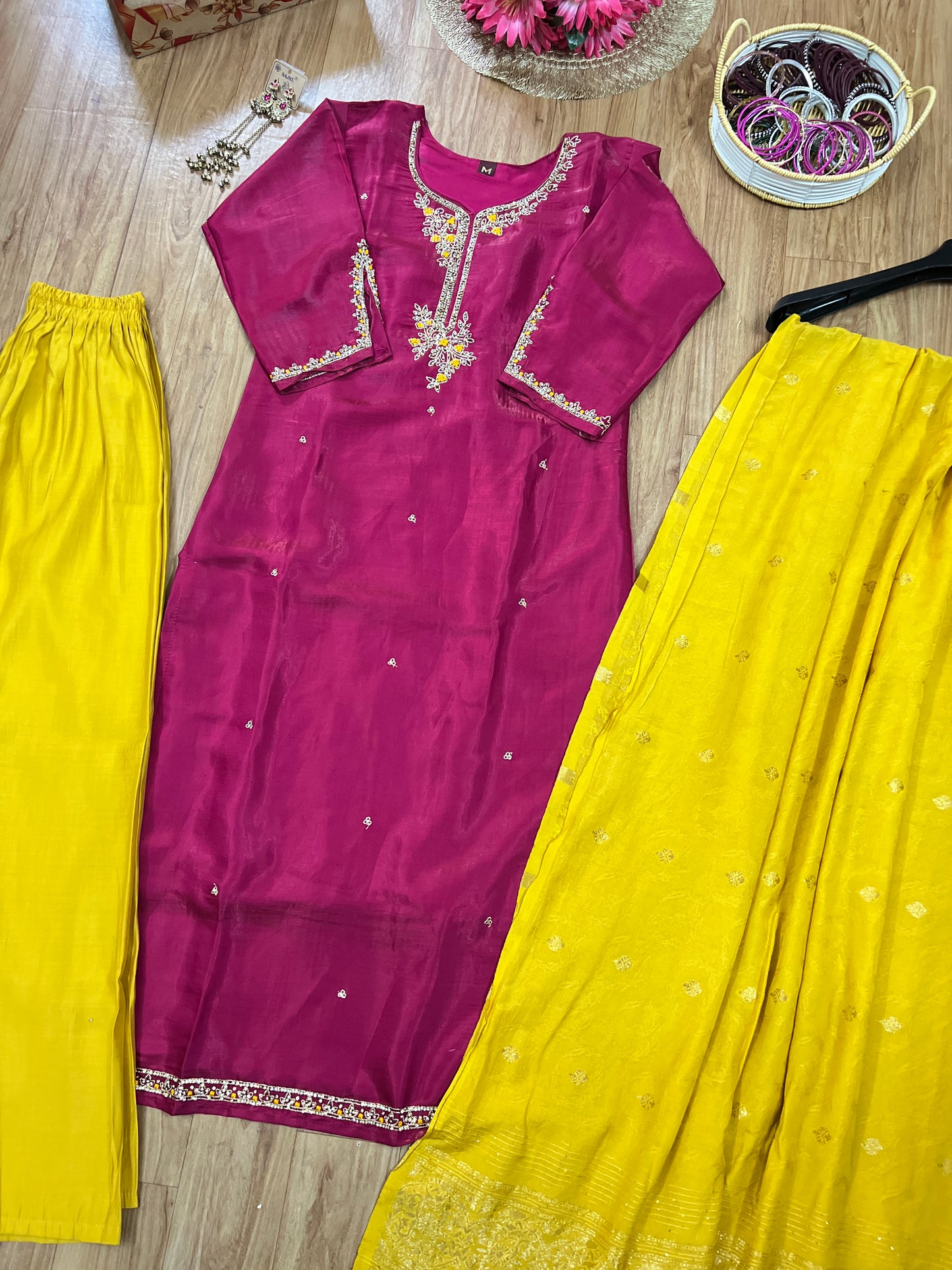 Beautiful silk suit CBRP500